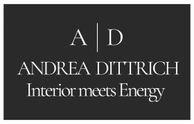 Logo von Andrea Dittrich – Interior meets Energy, Interior Design und ganzheitliche Wohnraumgestaltung.